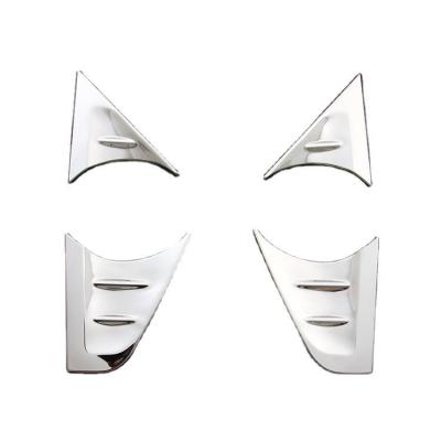 China Stainless Steel Stainless Steel Front Bumper Fog Lamp Chrome Trims Cover  For Toyota Alphard 30 2015+  Auto Car Exterior Accessories for sale