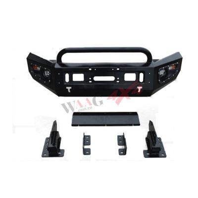 China 4x4 Accessories Metal Off Road Bull Bar Car Steel Bumpers With LED Light Skid Plate For ISUZU Dmax ISUZU Dmax Bull Bars 2015 for sale