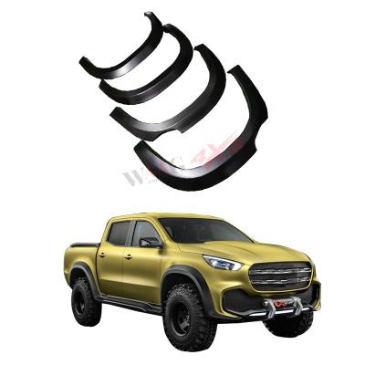 China Modify New Design ABS Truck Shock Absorber Flares Wheel Arch Extension For Mercedes X Class for sale