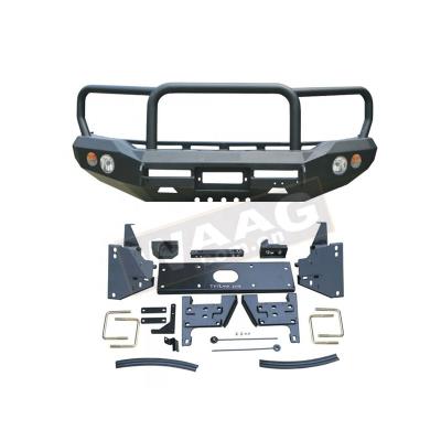 China Metal Front Bumper Vehicle Bull Bar Heavy Duty Steel For ISUZU Dmax 2015+ Offroad 4x4 Accessories for sale