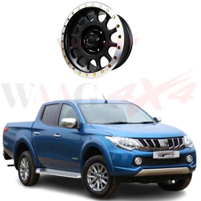 China Modity high quality 17 inch steel wheel rim offroad accessories for mitsubishi L200 for sale