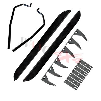 China High Quality Sports Automotive Parts Brush Rail Bars Side Step Sliders And Rock Rails For Patrol Y61/Y62 4wd Accessories for sale