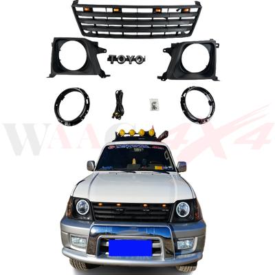 China Modify hot sale front bumper grill auto refurbishing parts onderdelen for toyota landcruiser LC90 1993-2002 for sale