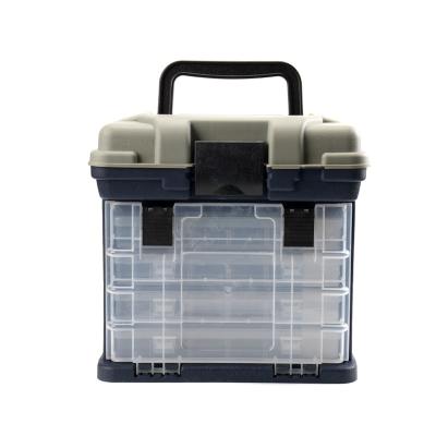 China Fishing Accessories Storage Fishing Tackle Boxes For Fishing Multifunctional 4 Layers Fishing Tool Seat Box for sale