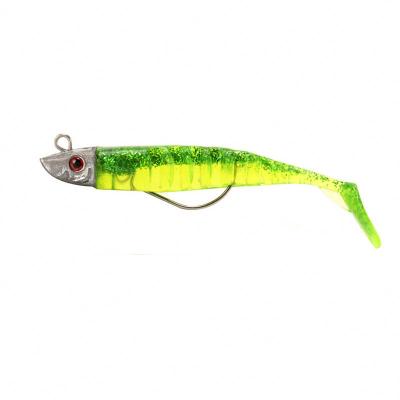 China 3pcs 15g 26g Weight Artificial Soft Tail Creature Soft Bait T Lure YE-15 for sale