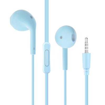 China In-Ear Portable Handsfree Earphone Wired Headset Macaron Bass Stereo Music Earphone for sale