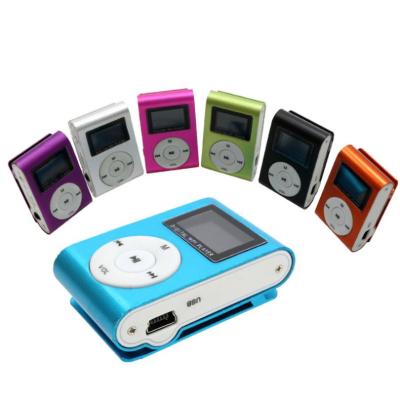 China Waterproof clip hit mp3 fashion mp3 kit mp3 aluminum metal listen music with easy to take small size MP3 player for sale