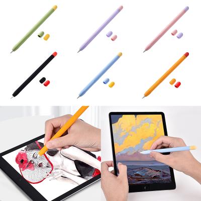 China Anti Scratch High Silicon Protective Cover For Apple Pencil 3d Soft Touch Pen Cap Pencil Cover Case For iPad for sale