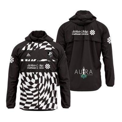 China Custom Breathable Sublimation Windproof Mens Overhead Jackets Custom Design Anorak Wholesale for sale