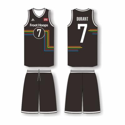 China Antibacterial High-end Material Quick-drying Clothing Men's Breathable Logo Sets Basketball Uniform Complete Set for sale