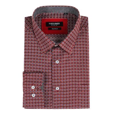 China Anti-wrinkle Shirts For Men Polyester Trending Products 2021 New Arrivals Cotton Digital Print for sale