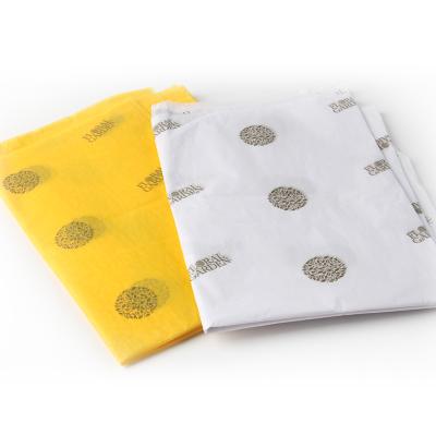 China Eco-friendly Custom Print Recycled Materials Cute Logo Wrapping Roll Tissue Paper for sale