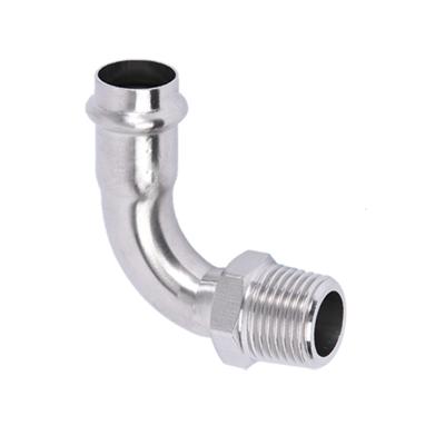 China Stainless Steel Elbow 90degree Press Fit Equal for sale