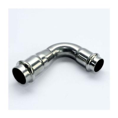 China Best Price Factory 304 316L 2205 Stainless Steel Pipe Fittings Elbow Round for sale