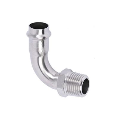 China 201 304 316 316l 304l Stainless Steel Custom Price Round Elbow Pipe Fittings for sale