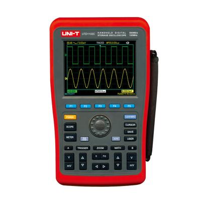 China Excellent Technical Indicators 500MS/S Sampling Rate Digital Memory UTD1102C Handheld Oscilloscope for sale