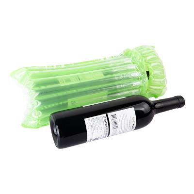 China 30% Recyclable Recycled Material Air Cushion Bag For Wine Bottle Protective Shockproof Tote Bag for sale