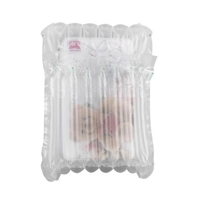 China Recyclable PA PE Air Column Plastic Packaging Biscuits Cookies Bag High Quality Air Filler Cushion Bag for sale