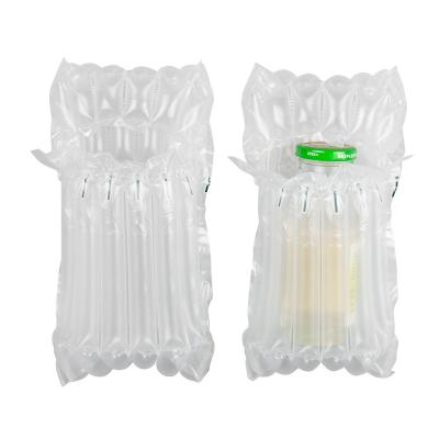 China Recyclable Column Inflatable Air Bag Shockproof Protective Plastic PE Air Cushion Bag Packing For Pots for sale