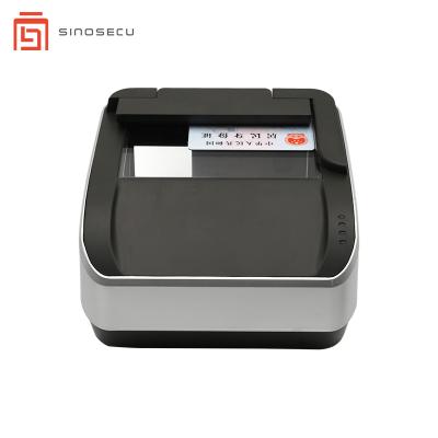 China OCR Passport Scanner in Hotel and Airport on Desktop Reader Connect to Computer ID Card Reader Passport Size for sale