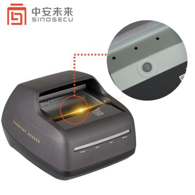 China OCR Process and Barcode Scan Single-pitch Full-Sheet UV Light Automatic Passport Scanner for sale