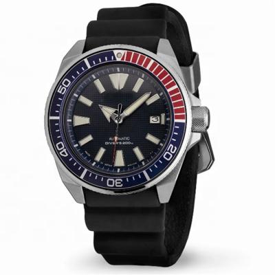 China Automatic date luxury customize mens watches in wristwatches with skx 007 strap stainless steel automatic dive watch for sale