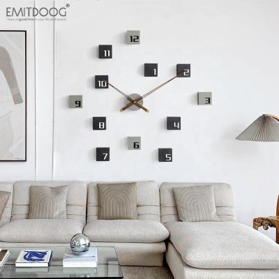 China Emitdoog DIY Europe Style Diamonds Wall Clock Silent Movement Wall Decor for Home, Living Room, Dining, Bedroom, Office, Cafe for sale