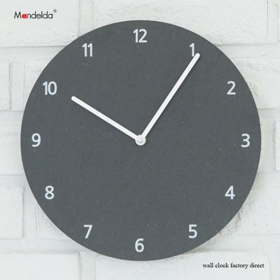 China 2018 Home Decor Watch Mandelda Style Wall Clock Retro Black Waterproof Silent Rustic Shabby Chic American Antique Circular DIY Wall Clock for sale