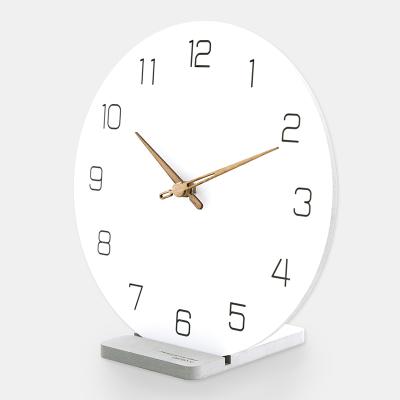 China Modern Design EMITDOOG Style Home Decor Antique Quartz Bracket Electric Table Clock For Promotion 29x29 for sale