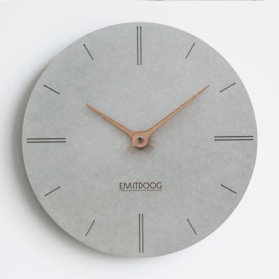 China EMITDOOG Style Vintage Wall Sticker Modern Wooden Clock 29x29cm Beautiful Items Antique Decor DIY Wall Clocks for sale