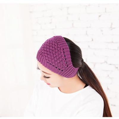 China Yiwu Sports Manufacturers Direct Selling New Woolen Hair Band Warm Comfortable Women's Winter Knitted Headband Accessories for sale