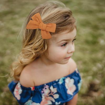 China Yiwu fashion striped children's hairpins accessories bow macarone set cool hairpin small student sweet hairpin for sale