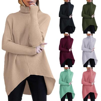 China Other Long Turtle Neck Sweater Knit Cashmere Sweater For Women Pullover Turtle Neck Sweater Tops for sale