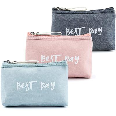 China Fashion QQgift OEM Custom 3 Pieces Makeup Bags Small Travel Cosmetic Bag Toiletry Bag For Women And Girls for sale