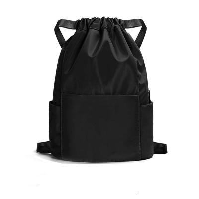 China QQgift Custom OEM Anti-theft Drawstring Gym Backpack Waterproof Bag For Men And Women Sports Gym Bag Mini Travel Outdoor Bag for sale