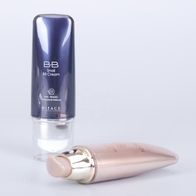 China Cosmetic Cosmetic Plastic Airless Bottle With Pump For BB Cream for sale