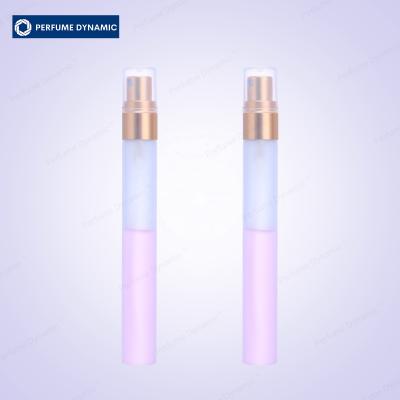 China Refillable Empty Glass Bottles Mini Refillable Screw Neck Matte Acrylic 10Ml Cap Perfume Bottle for sale