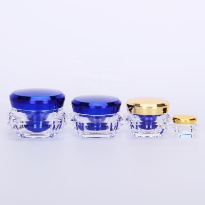 China 5ml 15ml 30ml Cosmetic Empty Eyeliner Container Packaging PETG Clear Transparent Measuring Jar For Lady Lotion for sale