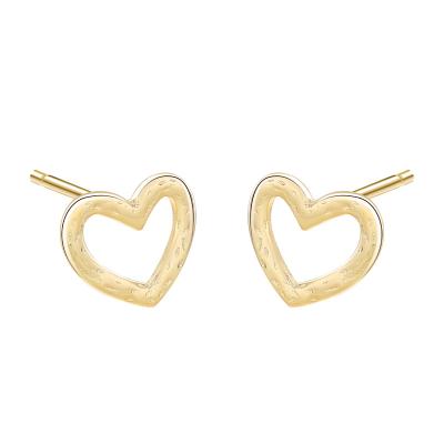 China CLASSIC Luxury Cute 925 Sterling Silver Stud Earrings Women Heart Cheap Custom 925 Sterling Silver Stud Earrings for sale