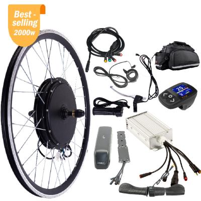 China Amazon sells 1000w 1500w 3000w rear wheel one piece electric bicycles e-bike electric bicycle conversion kit 2000w with 26