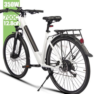 China Aluminum alloy best selling white 250w 350w 26 27inch motorized lithium battery electric bicycle from china for sale