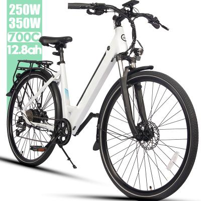 China Aluminum alloy OEM ODM white 250w 350w 26 wheel 27inch electrica de bicicleta lithium battery electric bicycle for sale