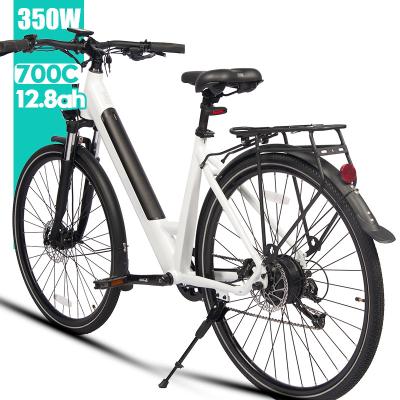 China Aluminum alloy factory white 250w 350w 26 27inch e bike bikes lithium battery electric bicycle for sale