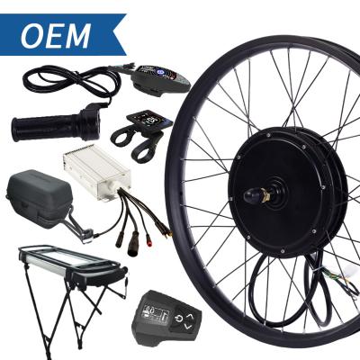 China OEM 48v 1000w e-kit e-bike 26 rear wheel without battery E-bike electric bicycle bicycle conversion kit 22