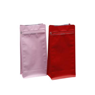 China Wholesale Plastic Flat Bottom Bag Snack Tea Coffee Food Packaging Bag for sale