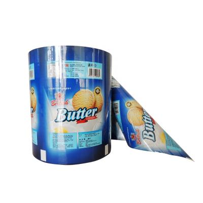 China Roll Film China Suppliers Food Packaging Plastic Roll Film For Butter Biscuit for sale