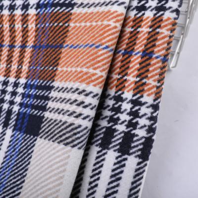 China Wicking coat 480GSM 25wool coat plaid woolen lining fabric for sale