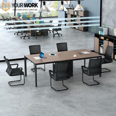 China Best Selling Elegant Conference Table Hotel Atmosphere New Design Office Furniture Conference Table Long Extendable Conference Table for sale