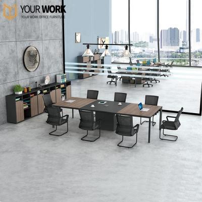 China Best Selling Contemporary Office Furniture Conference Table Conference Table Combination And Conference Table Strong Wearability With Power for sale