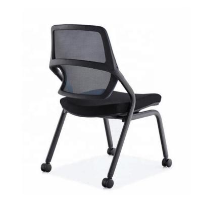 China Office Foldable Chairs And Tables Mesh Office Chair Fold Meeting Training Chair for sale